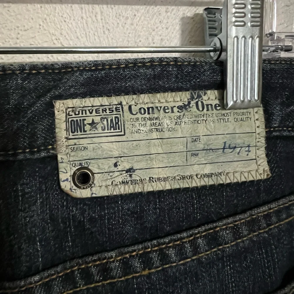 CONVERSE One Star Classic‎ Bootcut Denim Jeans Dark Wash Men's Size 30 x 30 EUC